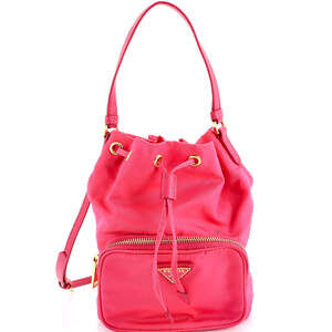 Prada Small Drawstring Bucket Bag